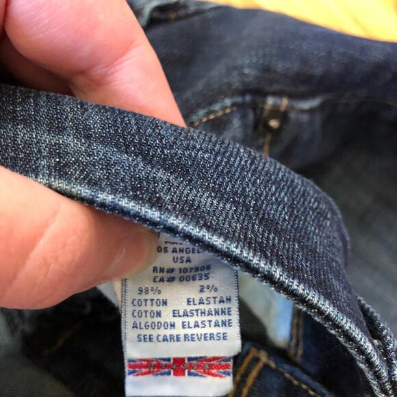 Hudson EUC Women's Dark Wash Straight Leg Jeans Size 28 - Picture 5 of 10